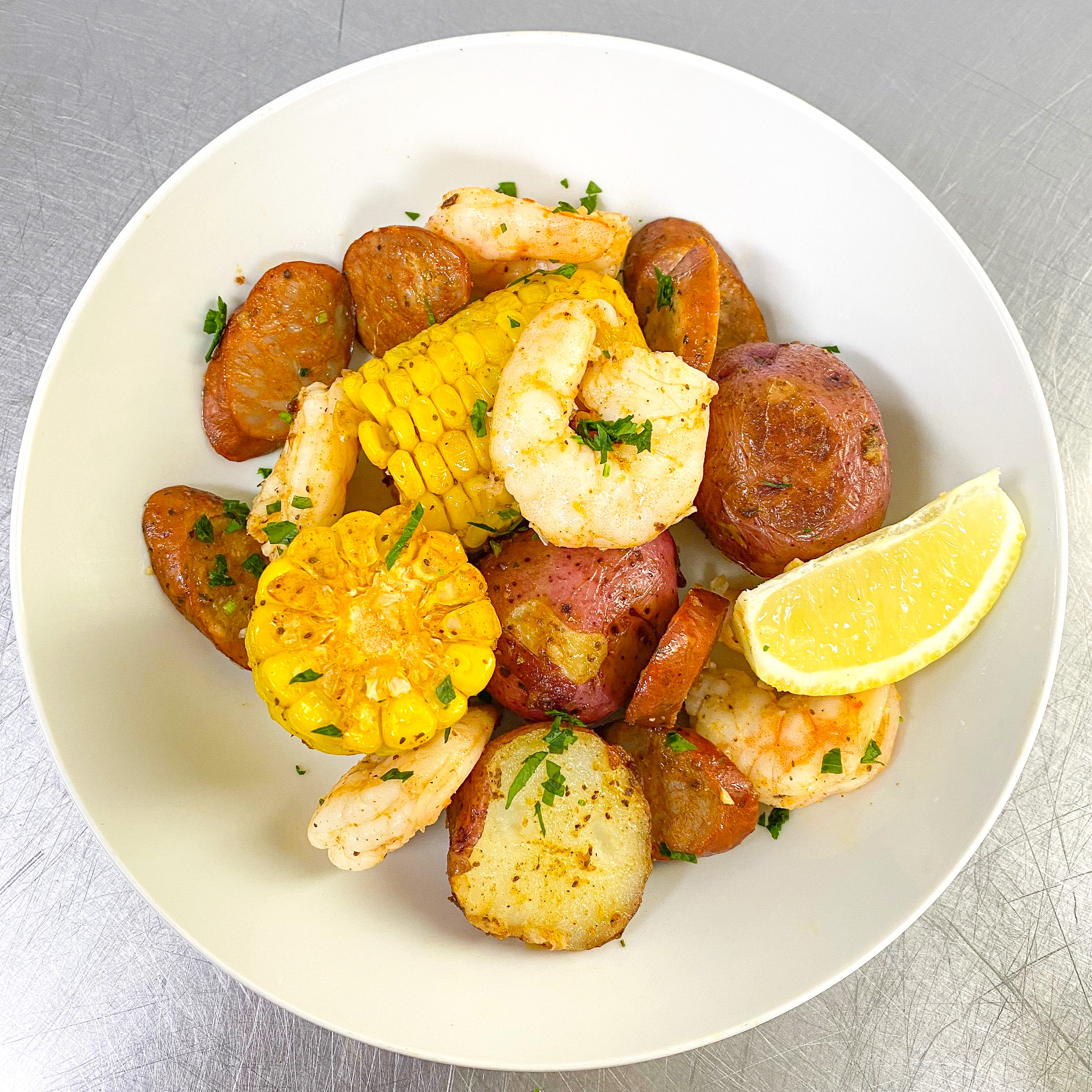 Cajun Shrimp Boil Vegetarian | Perfectly Portioned Nutrition